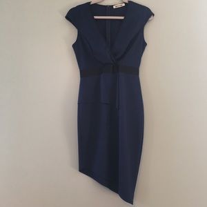 Navy wedding guest dress